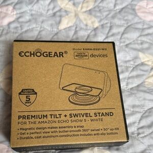 brand new echo gear premium tilt and swivel stand never opened white